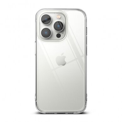 [Užsakomoji prekė] Dėklas skirtas iPhone 14 Pro - Ringke Fusion - permatomas  1