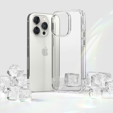 [Užsakomoji prekė] Dėklas skirtas iPhone 14 Pro - Ringke Fusion - permatomas  5