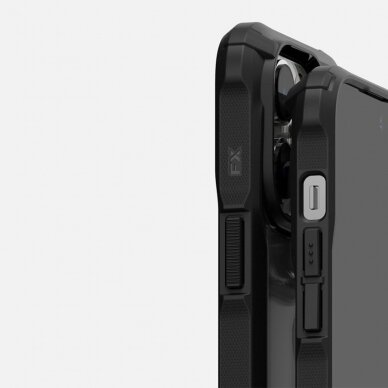 [Užsakomoji prekė] Dėklas skirtas iPhone 14 Pro - Ringke Fusion X - Juodas  6