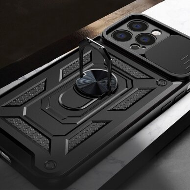 [Užsakomoji prekė] Dėklas skirtas iPhone 14 Pro - Techsuit CamShield Series - Juodas  6