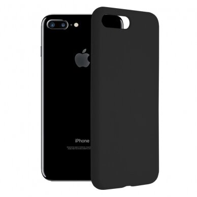 [Užsakomoji prekė] Dėklas skirtas iPhone 7 Plus / 8 Plus - Techsuit Soft Edge Silicone - Juodas