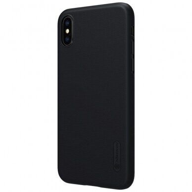 [Užsakomoji prekė] Dėklas skirtas iPhone X / XS - Nillkin Super Frosted Shield - Juodas 2