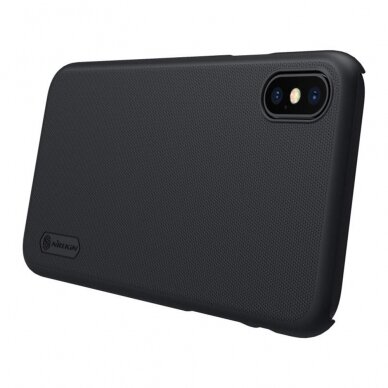 [Užsakomoji prekė] Dėklas skirtas iPhone X / XS - Nillkin Super Frosted Shield - Juodas 4