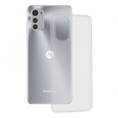 [Užsakomoji prekė] Dėklas skirtas Motorola Moto E32 / E32s - Techsuit permatomas Silicone - permatomas TMT774