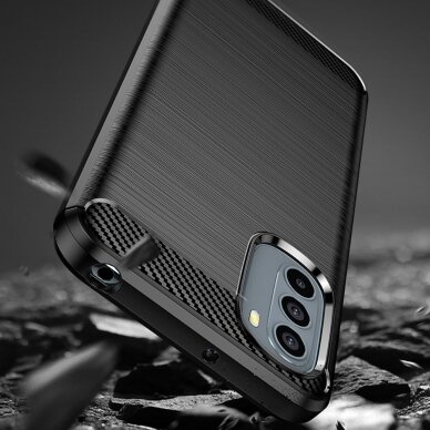 [Užsakomoji prekė] Dėklas skirtas Motorola Moto G31 4G / Moto G41 4G - Techsuit Carbon Silicone - Juodas  2