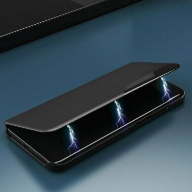[Užsakomoji prekė] Dėklas skirtas Samsung Galaxy A12 / A12 Nacho - Techsuit eFold Series - Juodas 4