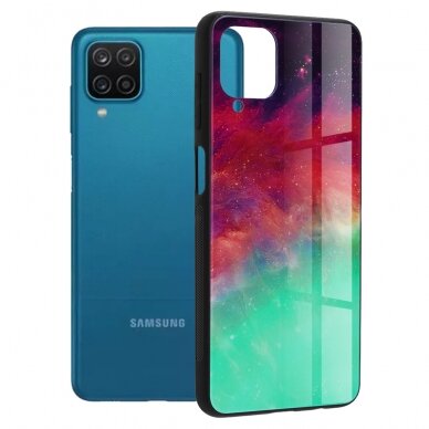 [Užsakomoji prekė] Dėklas skirtas Samsung Galaxy A12 / A12 Nacho - Techsuit Glaze Series - Fiery Ocean
