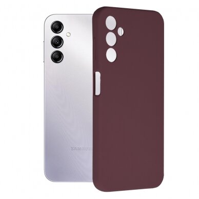[Užsakomoji prekė] Telefono dėklas Samsung Galaxy A14 5G  - Techsuit Soft Edge Silicone - Plum Violetinė