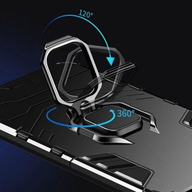 [Užsakomoji prekė] Dėklas skirtas Samsung Galaxy A51 4G - Techsuit Silicone Shield - Juodas  6
