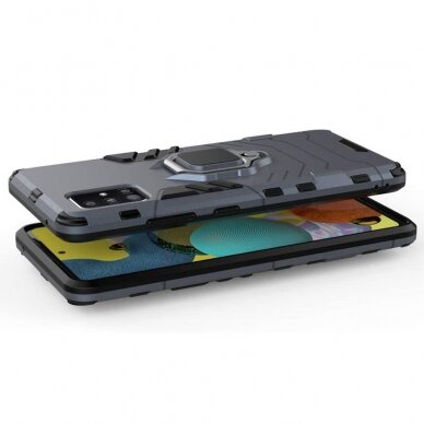 [Užsakomoji prekė] Dėklas skirtas Samsung Galaxy A51 4G - Techsuit Silicone Shield - Juodas  7