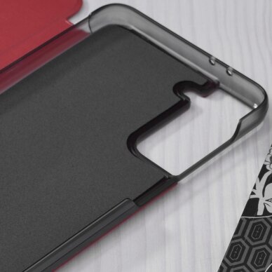 [Užsakomoji prekė] Dėklas skirtas Samsung Galaxy S21 - Techsuit eFold Series - Raudonas 2