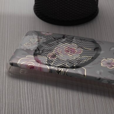 [Užsakomoji prekė] Dėklas skirtas Samsung Galaxy S22 Ultra 5G - Techsuit Marble Series - Bloom of Ruth Pilkas  2
