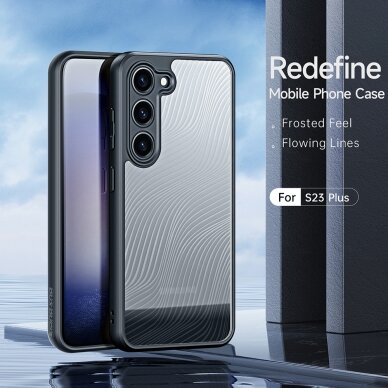 [Užsakomoji prekė] Telefono dėklas Samsung Galaxy S23 Plus - Dux Ducis Aimo Series - Juodas 2
