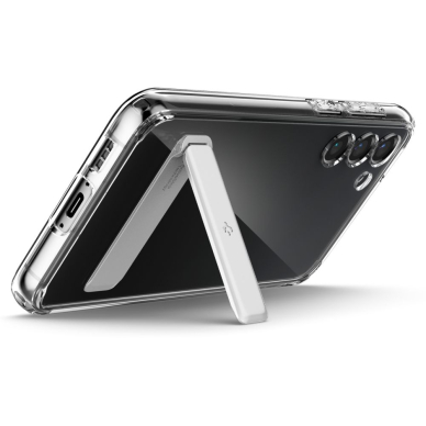 Akcija! Dėklas skirtas Samsung Galaxy S23 Plus - Spigen Ultra Hybrid S - permatomas   5