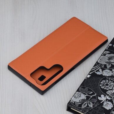 [Užsakomoji prekė] Dėklas skirtas Samsung Galaxy S23 Ultra - Techsuit eFold Series - Oranžinis  1