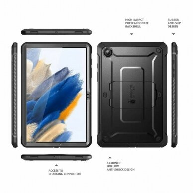 [Užsakomoji prekė] Dėklas skirtas Samsung Galaxy Tab A8 10.5 (2021) - Supcase Unicorn Beetle Pro - Juodas 1