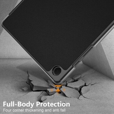 [Užsakomoji prekė] Dėklas Samsung Galaxy Tab A9 Plus - Techsuit FoldPro - Juodas 3