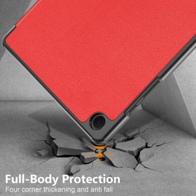 [Užsakomoji prekė] Dėklas Samsung Galaxy Tab A9 Plus - Techsuit FoldPro - Raudonas 3