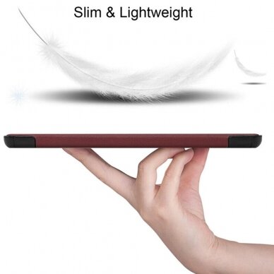[Užsakomoji prekė] Dėklas skirtas Samsung Galaxy Tab S7 FE - Techsuit FoldPro - Raudonas 6