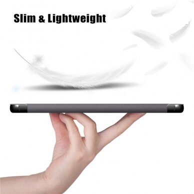 [Užsakomoji prekė] Dėklas skirtas Samsung Galaxy Tab S7 Plus / S8 Plus/ S7 FE - Techsuit FoldPro - Juodas 4