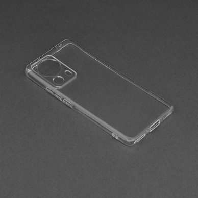 Akcija! Dėklas Xiaomi 13 Lite - Techsuit Skaidrus Silicone - Permatomas  2