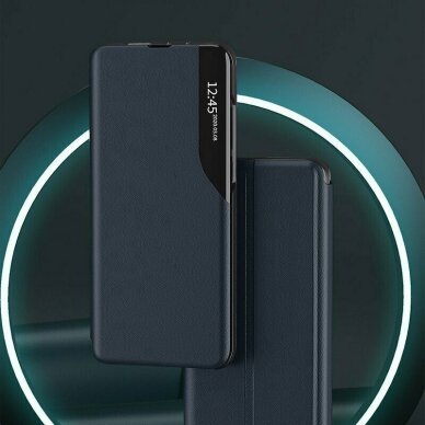 Akcija! Dėklas Xiaomi Redmi Note 13 Pro 4G / Poco M6 Pro 4G - Techsuit eFold Series - Tamsiai mėlynas  2