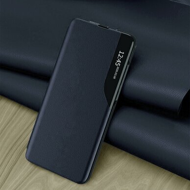 Akcija! Dėklas Xiaomi Redmi Note 13 Pro 4G / Poco M6 Pro 4G - Techsuit eFold Series - Tamsiai mėlynas  3