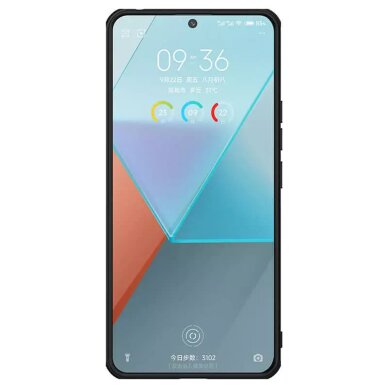 Akcija ! Dėklas Xiaomi Redmi Note 13 Pro 5G / Poco X6 - Nillkin Super Frosted Shield Pro - Juodas 1