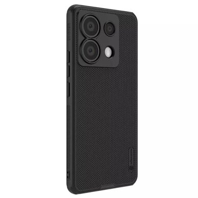 Akcija ! Dėklas Xiaomi Redmi Note 13 Pro 5G / Poco X6 - Nillkin Super Frosted Shield Pro - Juodas 4