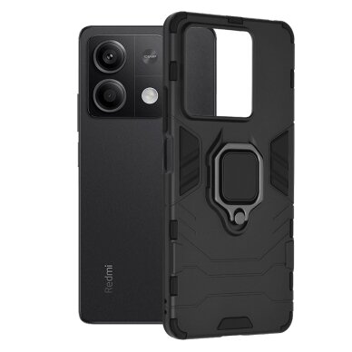 Akcija! Dėklas Xiaomi redmi Note 13 - Techsuit Silicone Shield - Juodas