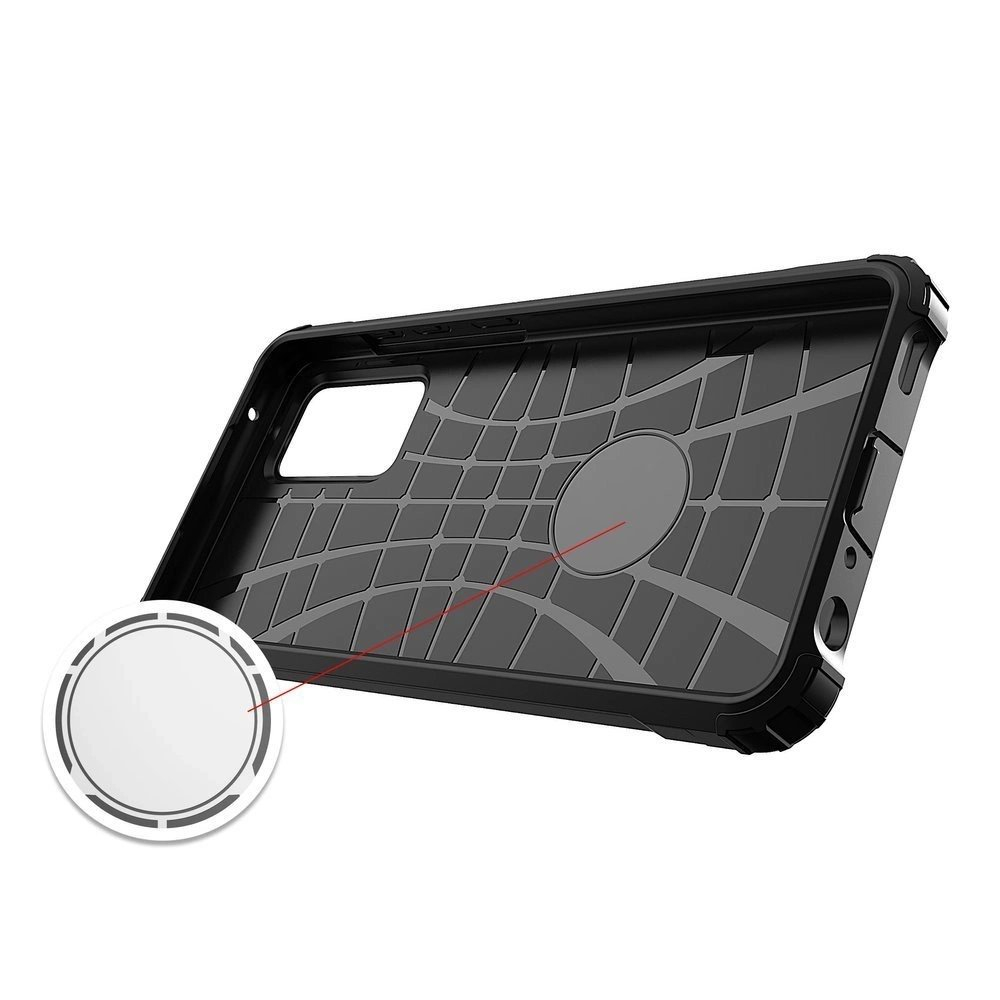 Hybrid Armor Dėklas skirtas Samsung Galaxy A26 - Sidabrinis 4 Hybrid Armor Dėklas skirtas Samsung Galaxy A26 - Sidabrinis 4