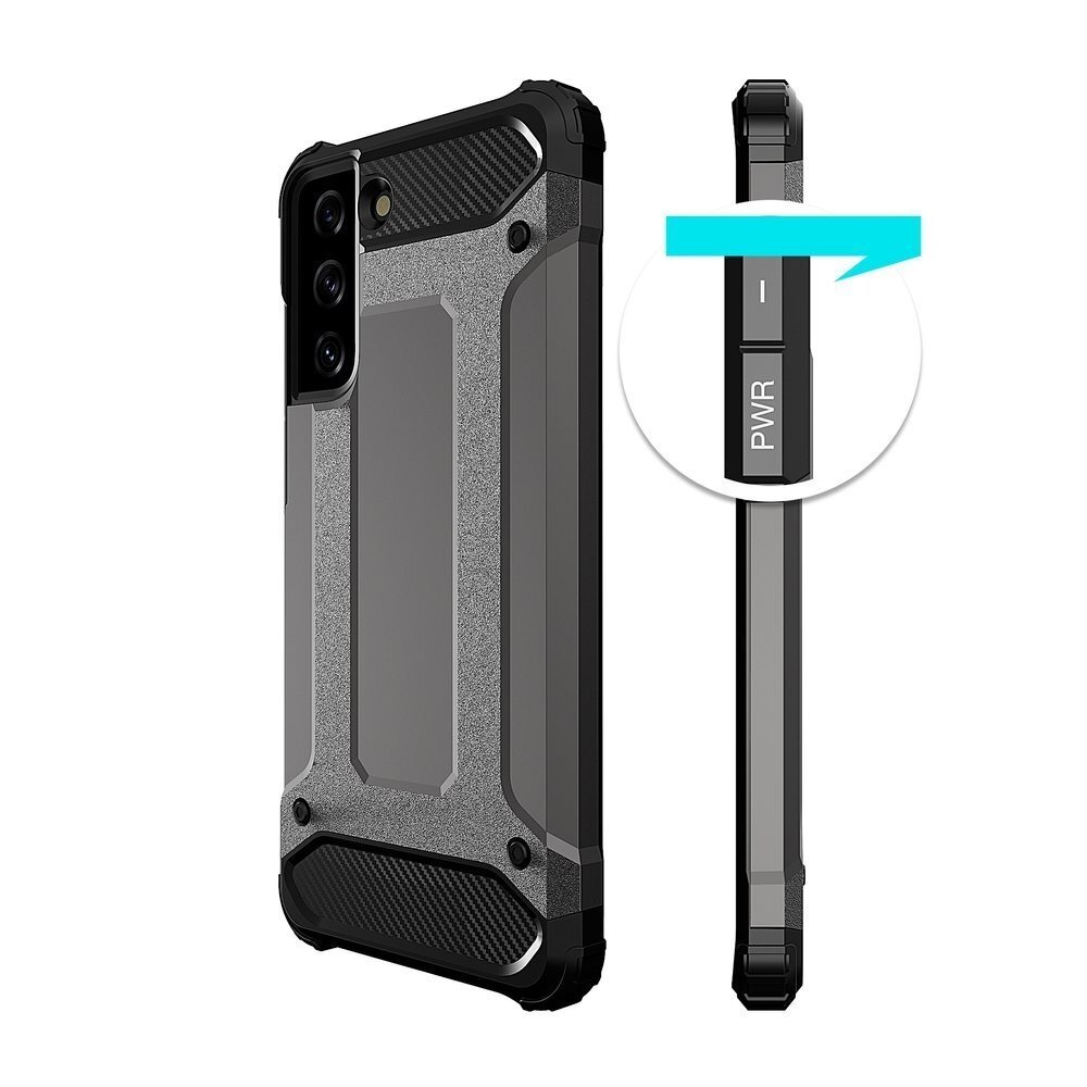 Dėklas Hybrid Armor Samsung Galaxy S22 Plus Juodas 3 Dėklas Hybrid Armor Samsung Galaxy S22 Plus Juodas 3