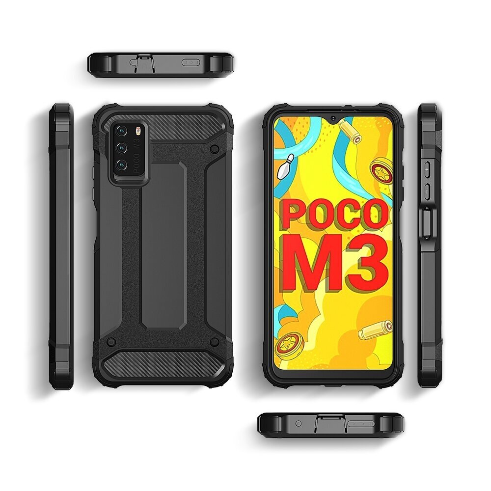 Dėklas Hybrid Armor Case Tough Rugged Cover Xiaomi Redmi Note 10 5G / Poco M3 Pro Auksinis 2 Dėklas Hybrid Armor Case Tough Rugged Cover Xiaomi Redmi Note 10 5G / Poco M3 Pro Auksinis 2