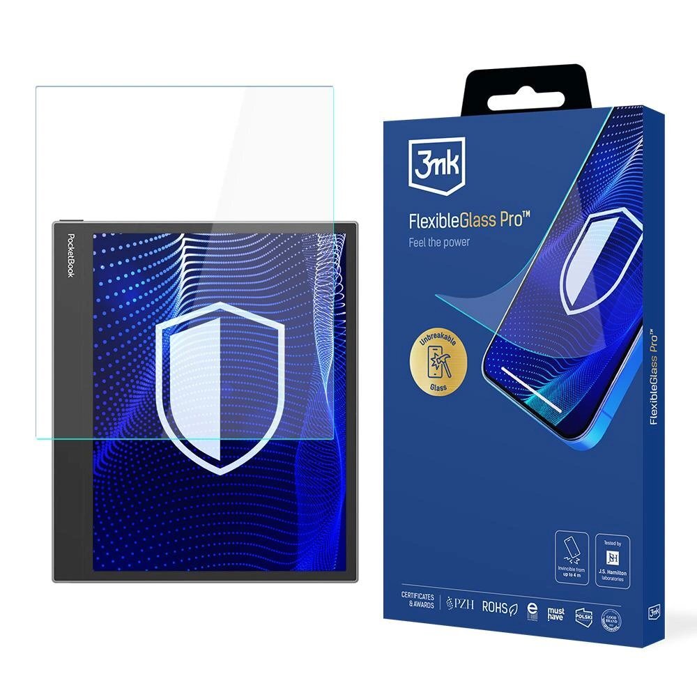 PocketBook InkPad Eo 3mk FlexibleGlass Pro hibridinis stiklas PocketBook InkPad Eo 3mk FlexibleGlass Pro hibridinis stiklas