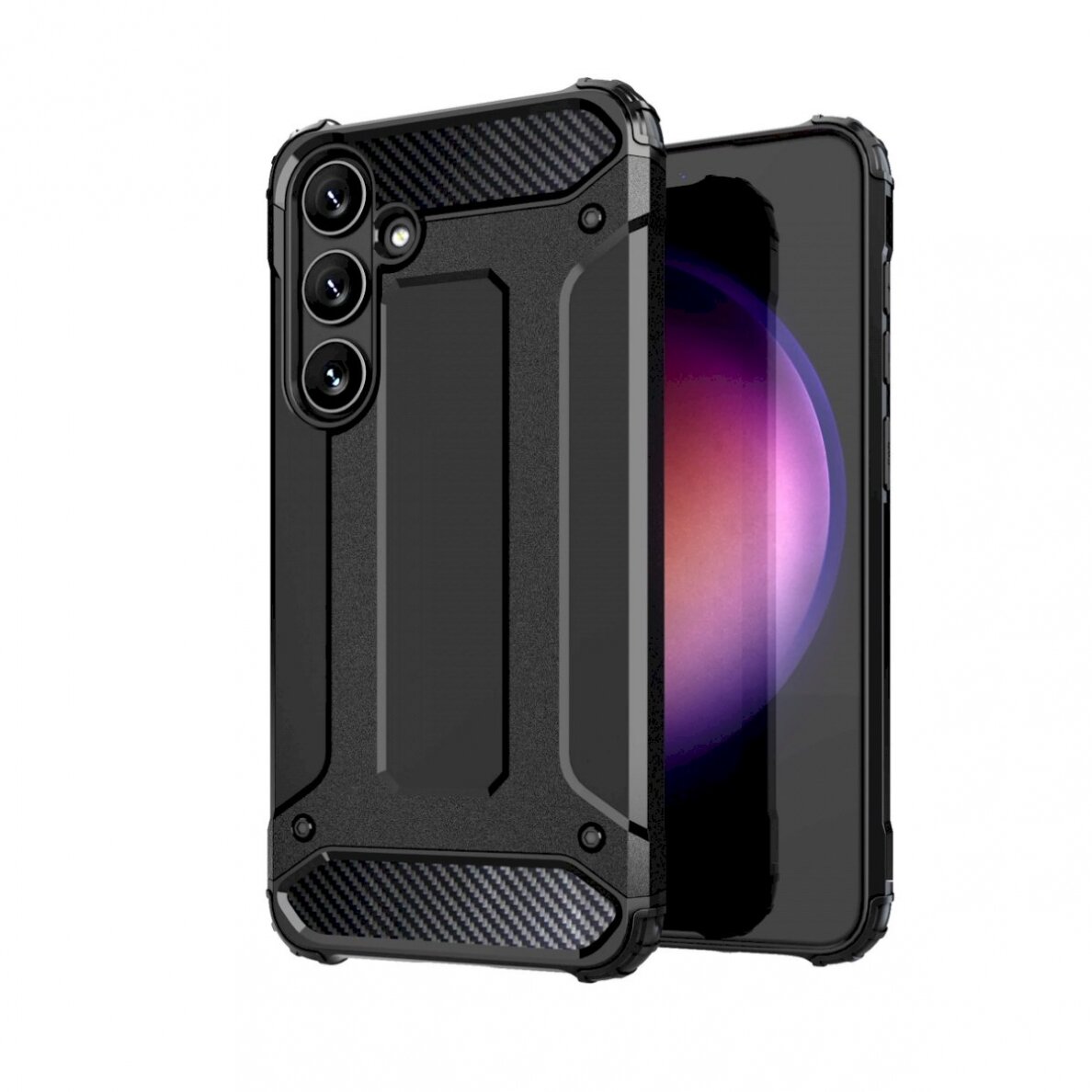 Dėklas Hybrid Armor Samsung S24+ Juodas 1