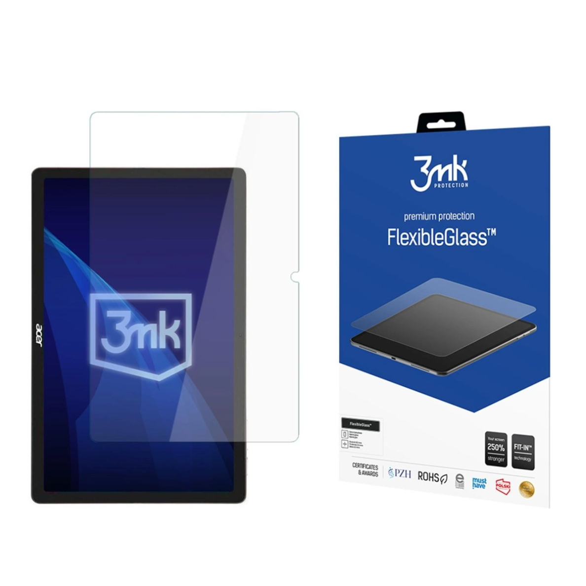 Acer Iconia iM10-22 – iki 13" hibridinis stiklas 3mk Flexible apsauginis stiklas