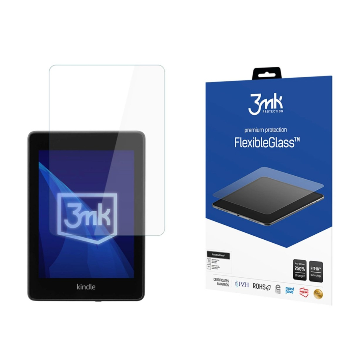 Hibridinis stiklas 3mk FlexibleGlass™ skirtas Amazon Kindle Paperwhite 6 (7") Hibridinis stiklas 3mk FlexibleGlass™ skirtas Amazon Kindle Paperwhite 6 (7")