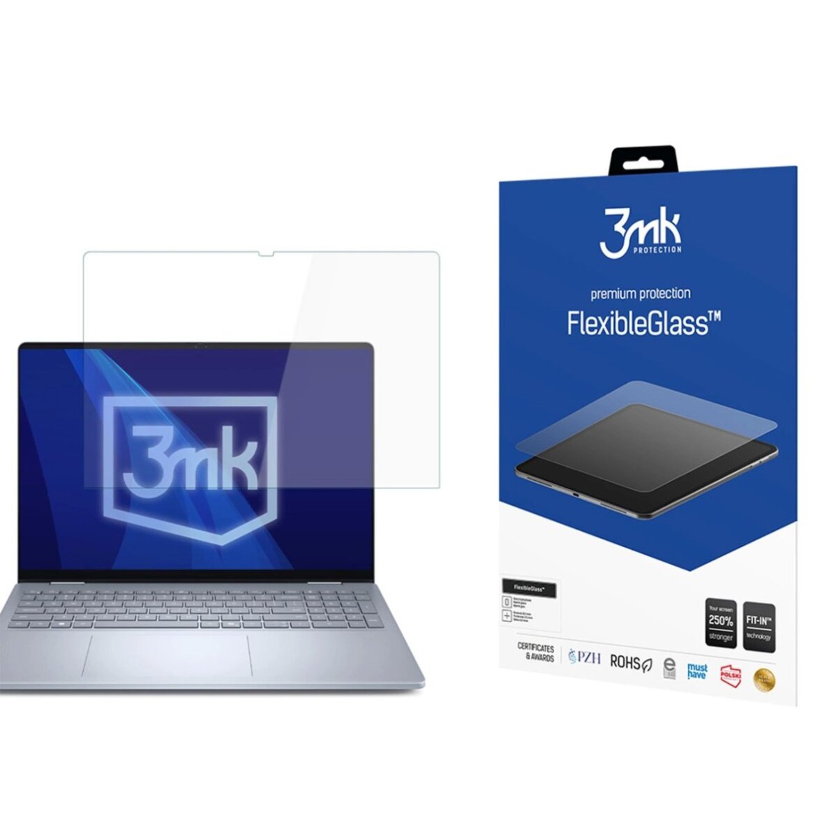 Dell 16 Plus 2in1 (0625) 3mk FlexibleGlass hibridinis stiklas