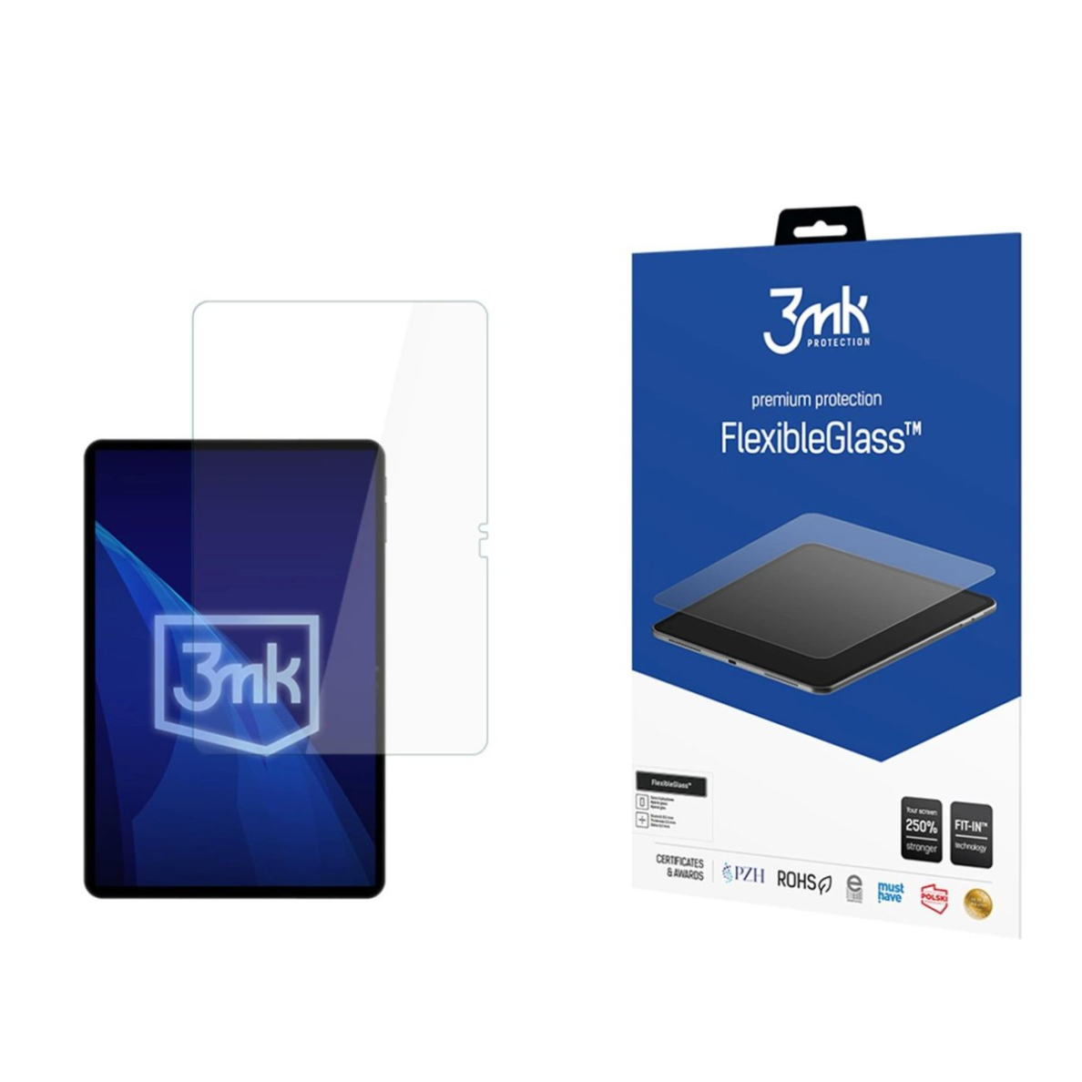 Hibridinis stiklas 3mk FlexibleGlass skirtas Doogee T35