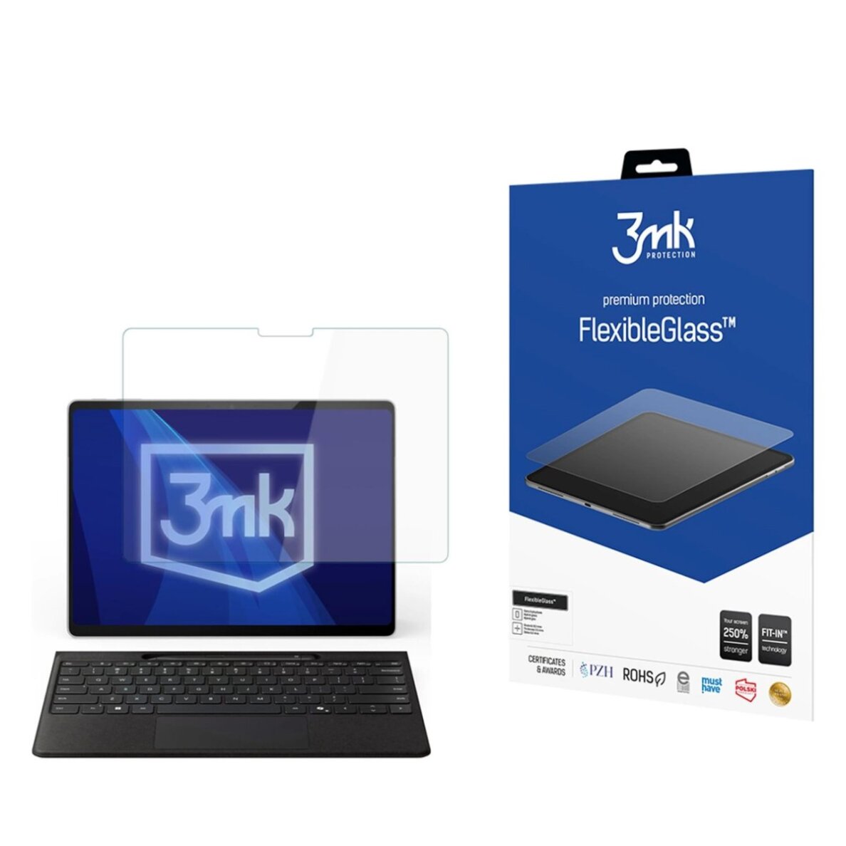 Microsoft Surface Pro Copilot+ PC 13" 3mk FlexibleGlass hibridinis stiklas Microsoft Surface Pro Copilot+ PC 13" 3mk FlexibleGlass hibridinis stiklas