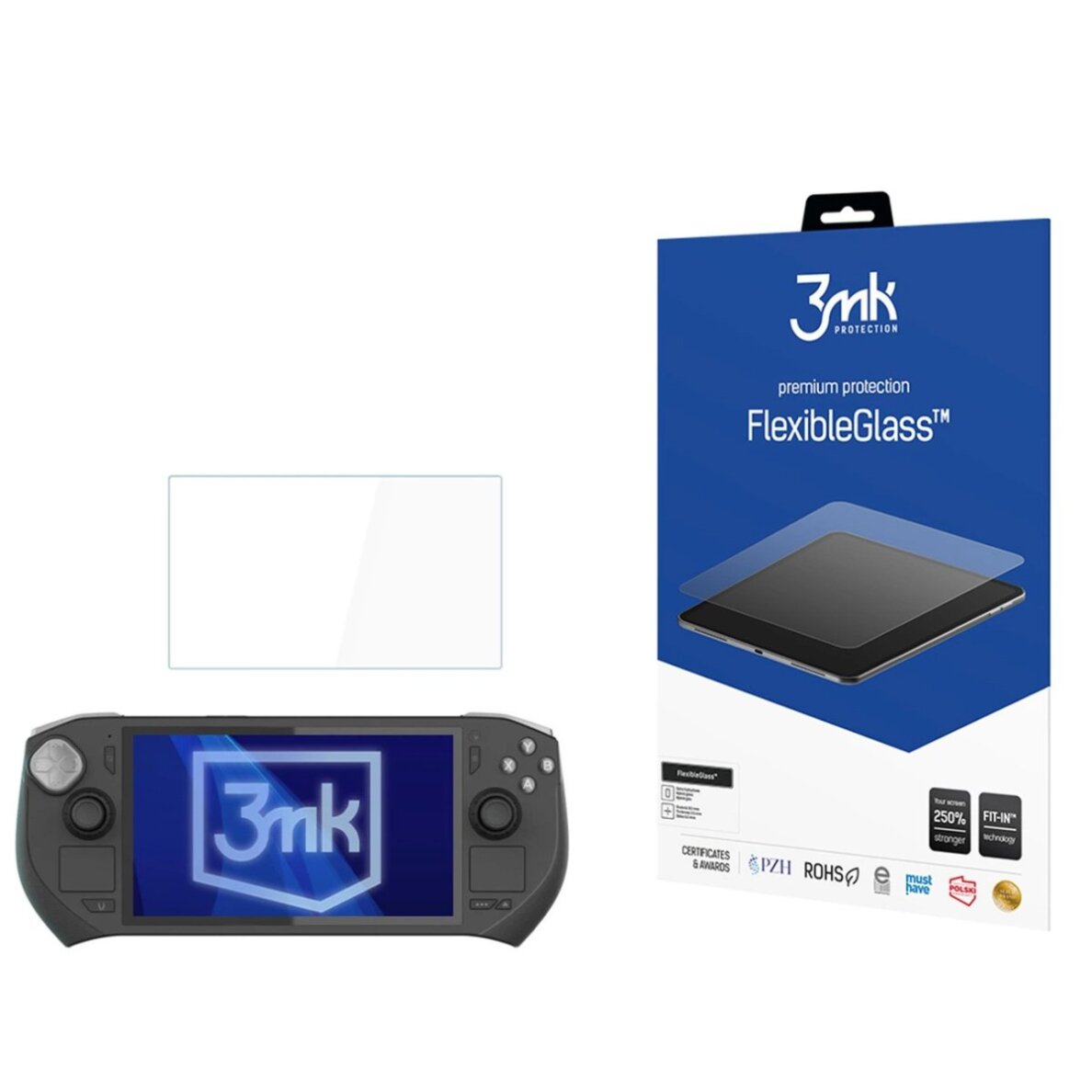 Zotac Gaming Zone (iki 8.3") 3mk FlexibleGlass hibridinis stiklas