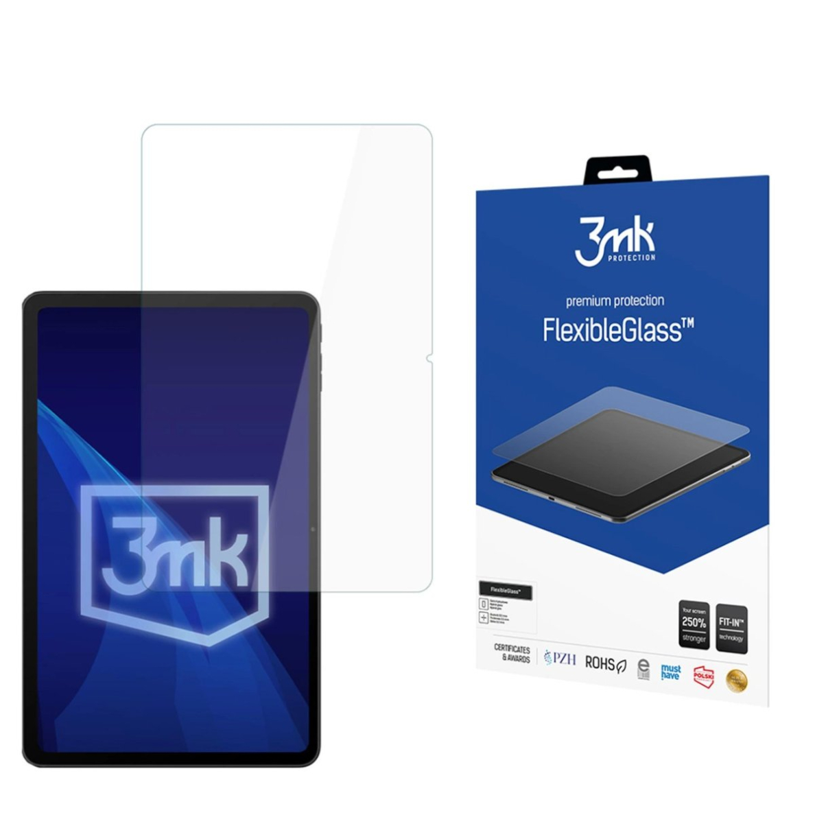 Hibridinis stiklas 3mk FlexibleGlass™ skirtas Blackview Mega 2