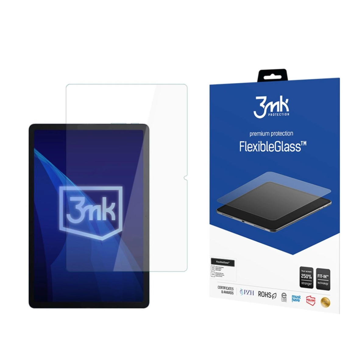 Hibridinis stiklas 3mk FlexibleGlass™ Blackview Tab 90 Hibridinis stiklas 3mk FlexibleGlass™ Blackview Tab 90