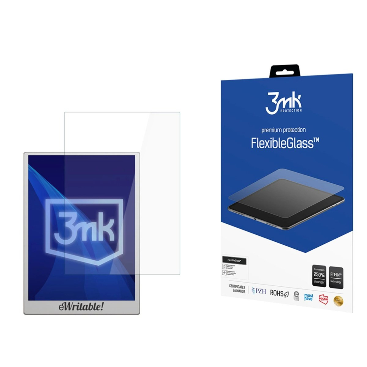 Hibridinis stiklas 3mk FlexibleGlass skirtas reMarkable Paper Pro Hibridinis stiklas 3mk FlexibleGlass skirtas reMarkable Paper Pro