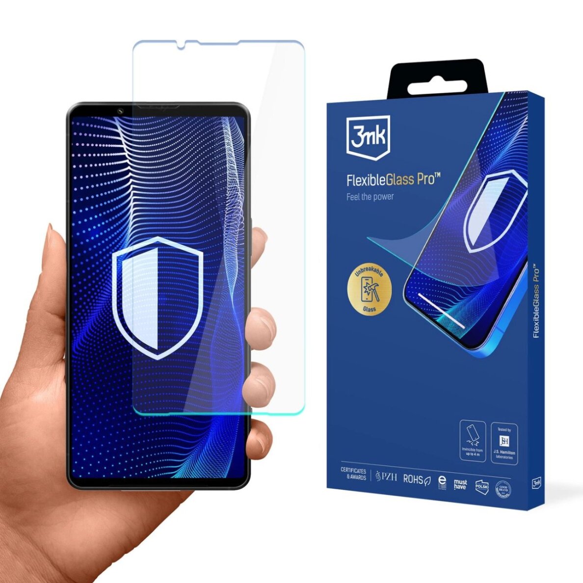 Sony Xperia 1 VII 3mk FlexibleGlass Pro hibridinis stiklas Sony Xperia 1 VII 3mk FlexibleGlass Pro hibridinis stiklas