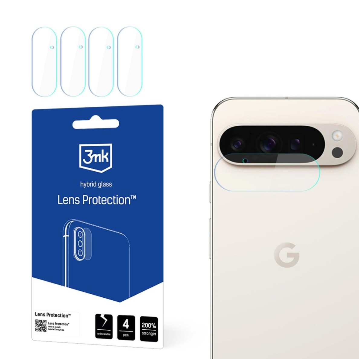 Hybrid Apsauginis stiklas Camera Lens 3mk Lens Protection Google Pixel 9 Pro XL Hybrid Apsauginis stiklas Camera Lens 3mk Lens Protection Google Pixel 9 Pro XL
