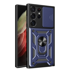 Dėklas Hybrid Armor Camshield Samsung Galaxy S23 Ultra Mėlynas