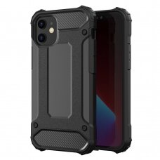 Tvirtas Apsauginis Dėklas Iš Tpu Ir Pc Plastiko 'Hybrid Armor Case Tough Rugged' Iphone 12 Pro Max Juodas