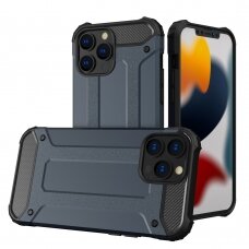 Dėklas Hybrid Armor iPhone 13 Pro Max Mėlynas