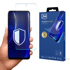 Motorola Moto E15 3mk FlexibleGlass Pro hibridinis stiklas